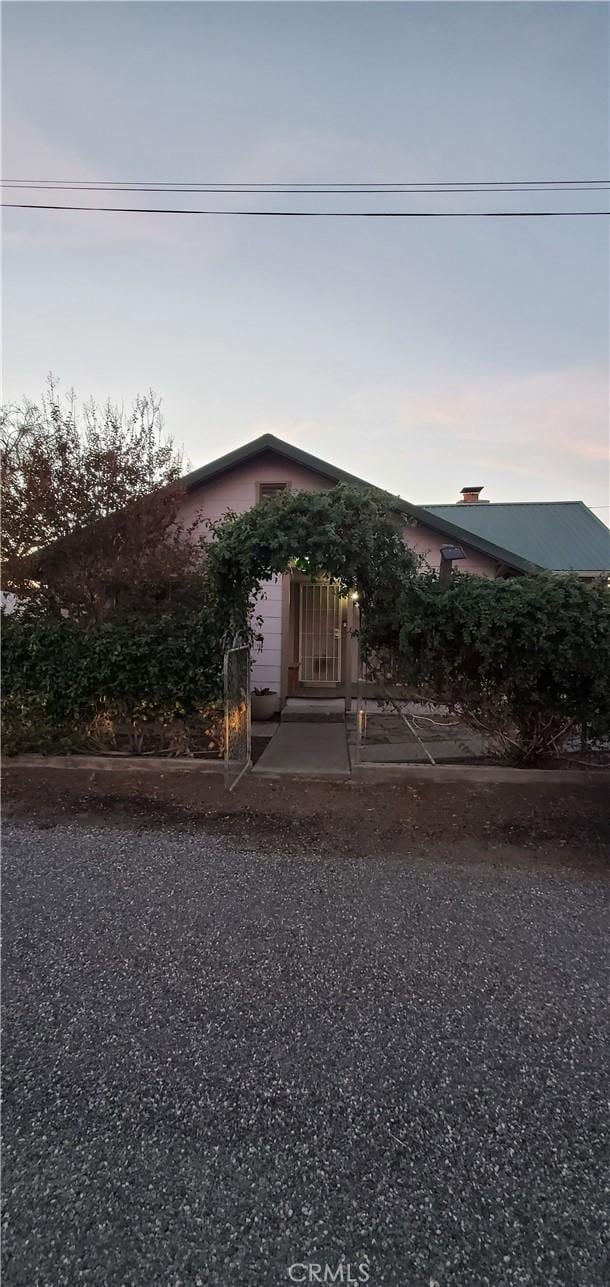 view of front of home