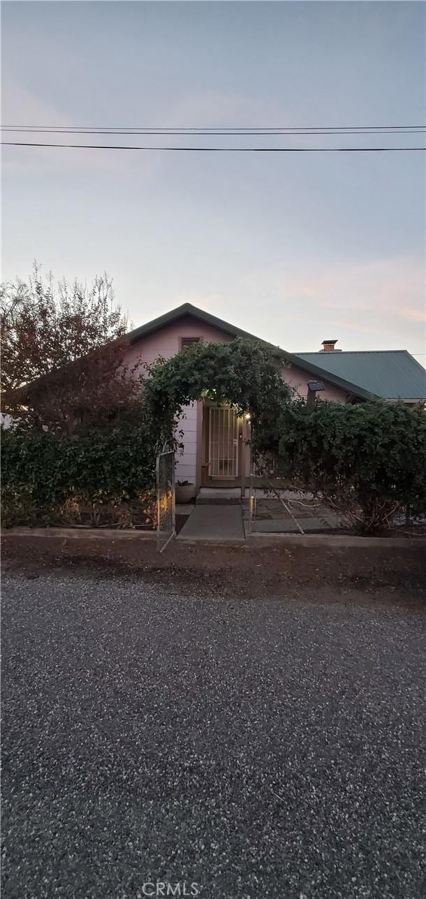 view of front of home