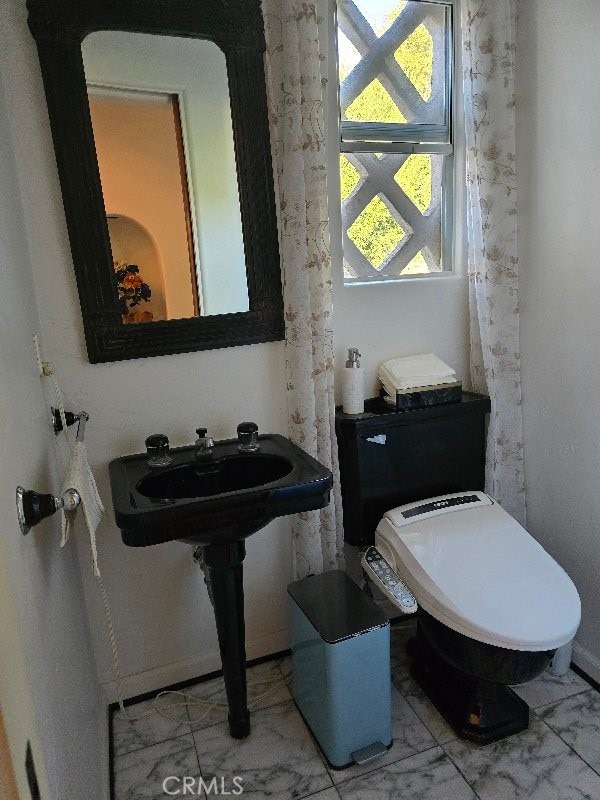 bathroom with toilet