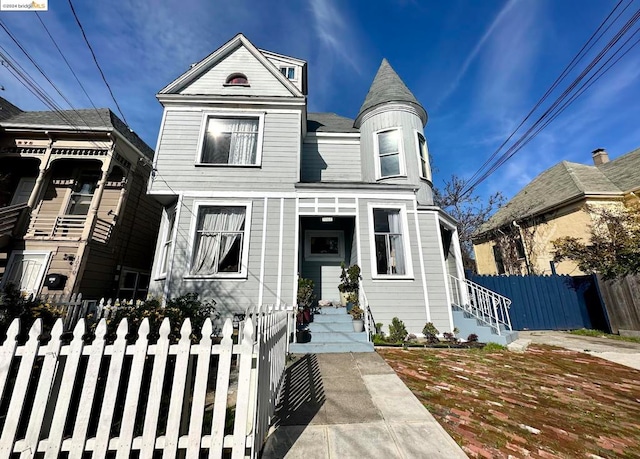 view of victorian home