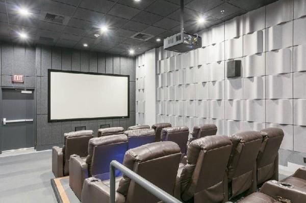 view of home theater room