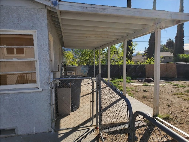 view of patio