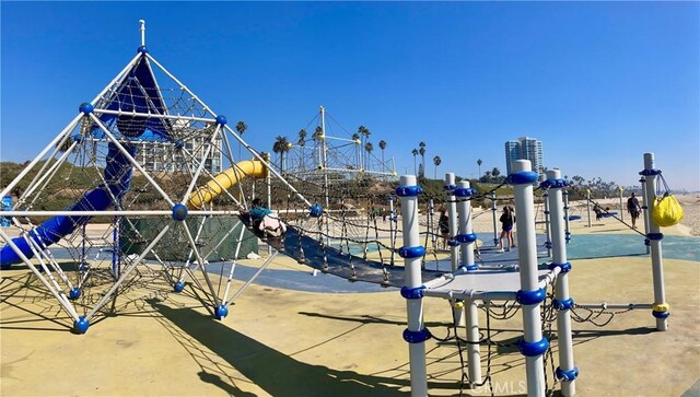 view of jungle gym