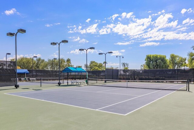 view of sport court featuring basketball court