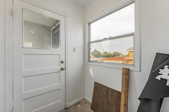 doorway with a healthy amount of sunlight