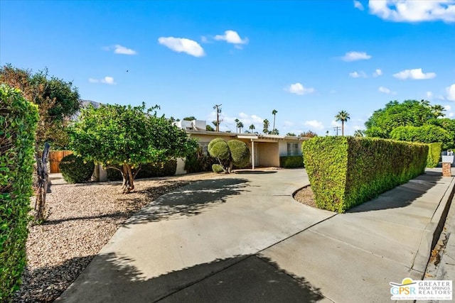 view of ranch-style home