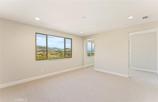11722 Canoga Dr, Chatsworth, CA 91311 - unfurnished room with light carpet and recessed lighting