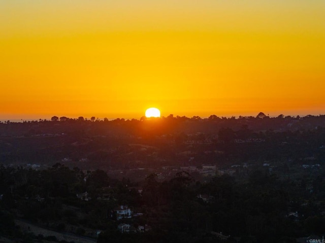 view of nature at dusk