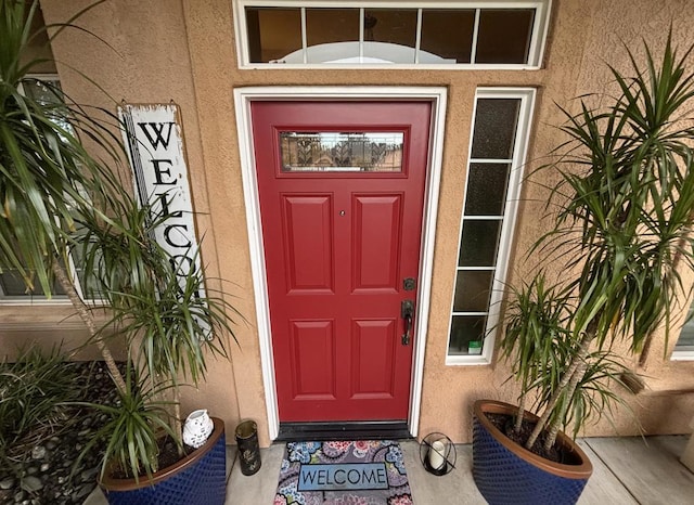 view of entrance to property