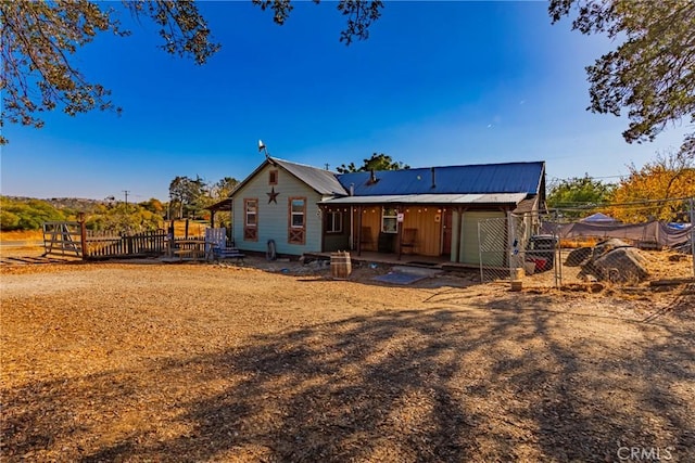 view of rear view of house