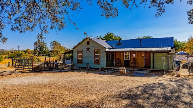 bungalow-style home with a porch