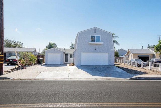 front facade featuring a garage