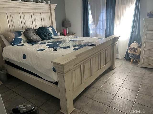 view of tiled bedroom