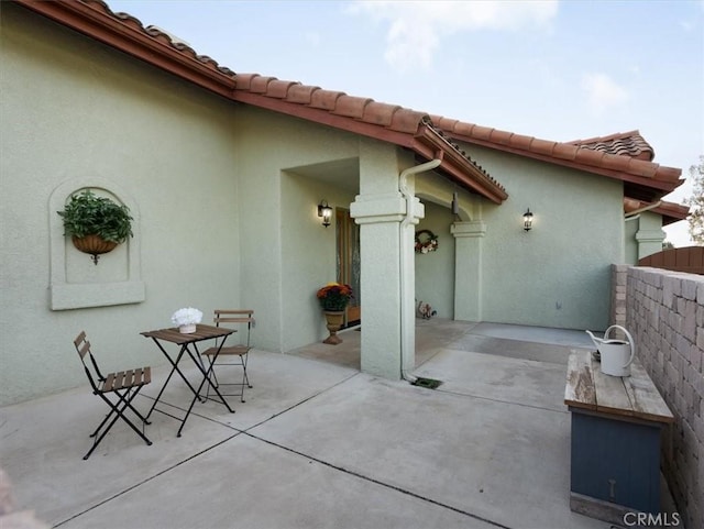 view of patio