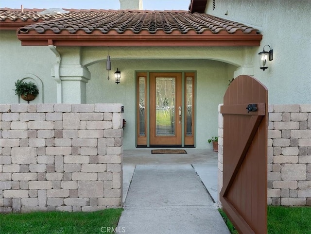 view of property entrance