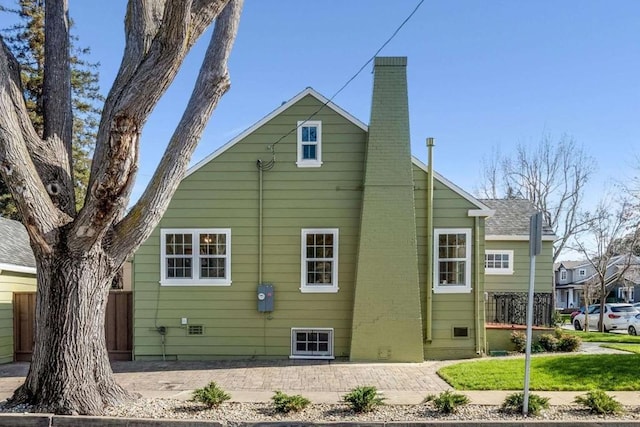 view of rear view of house