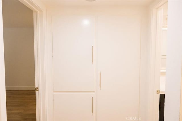 view of closet