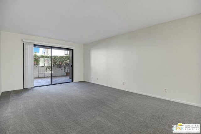 unfurnished room featuring carpet floors