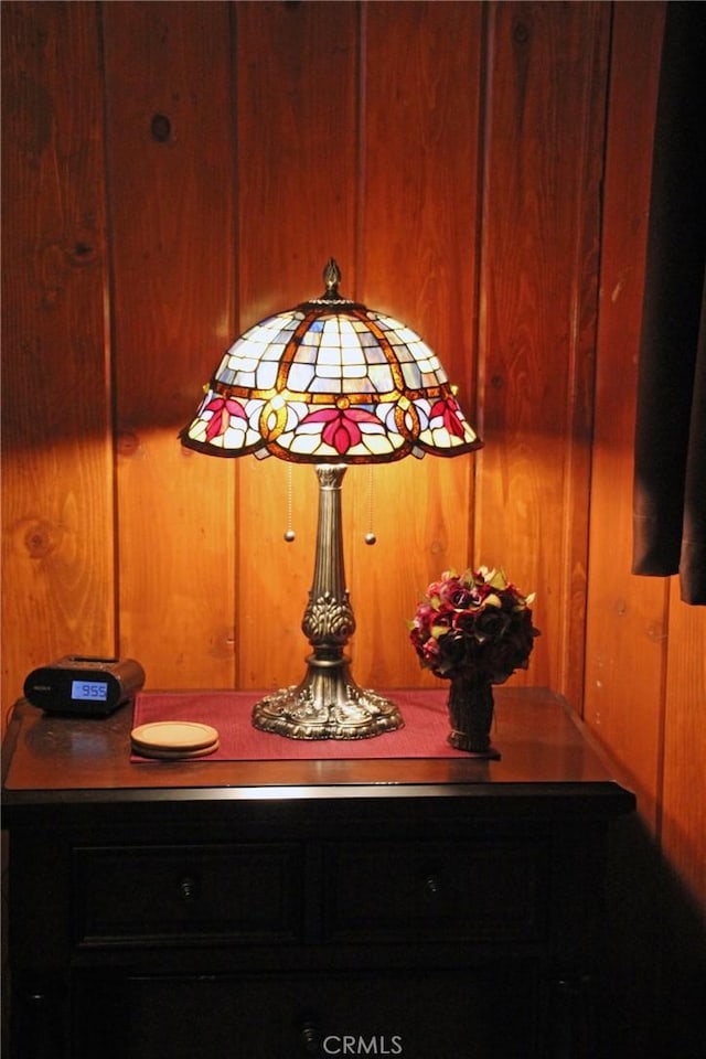 interior details with wood walls