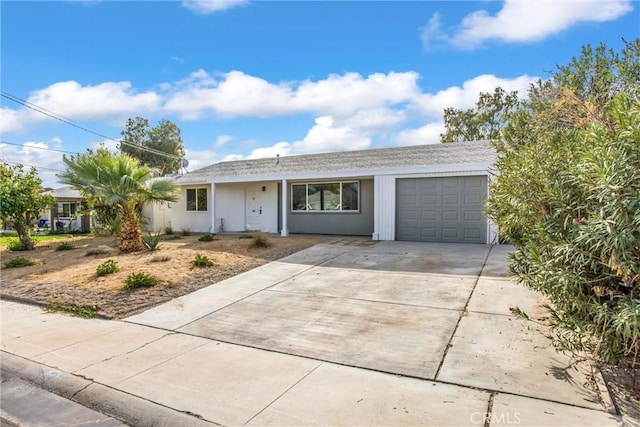 ranch-style house with a garage