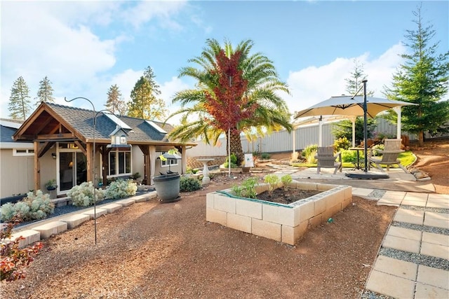 exterior space featuring a patio area