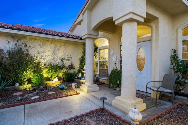 view of entrance to property