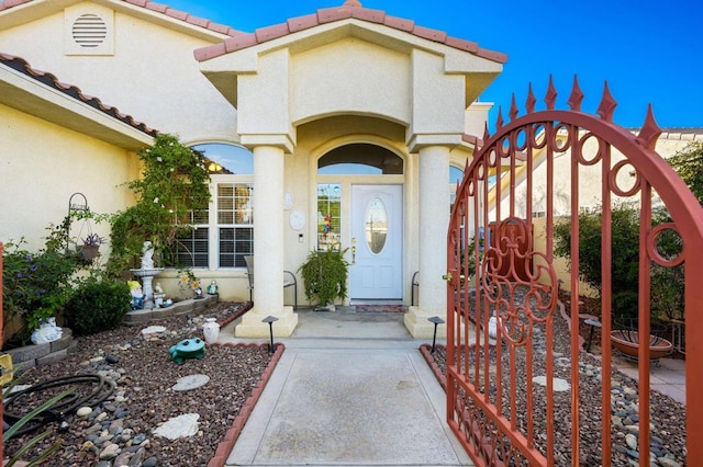 view of entrance to property