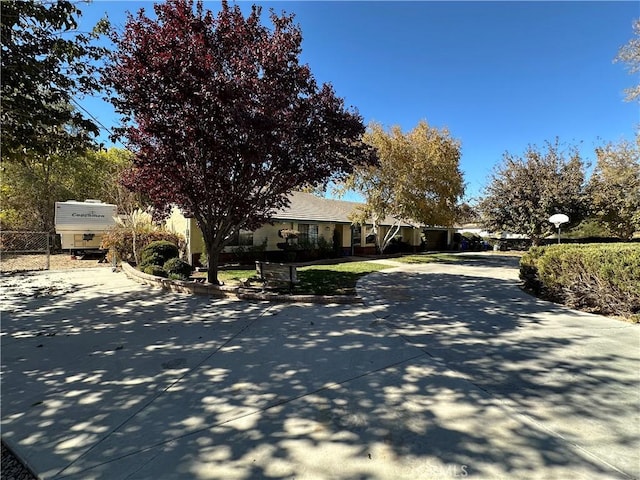 view of front of home