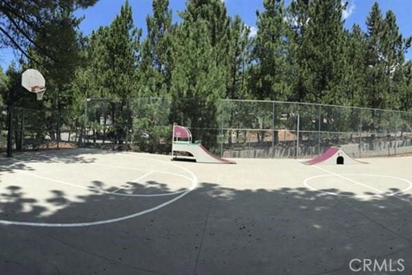 view of basketball court