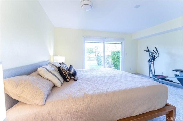 bedroom featuring carpet flooring