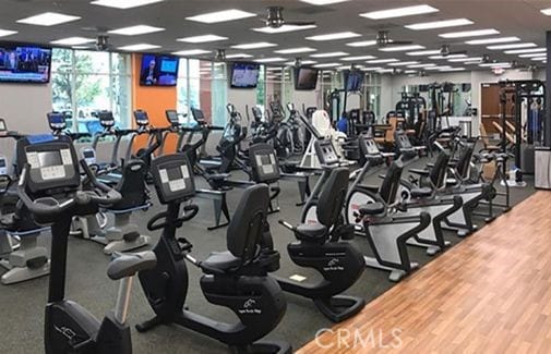 view of exercise room