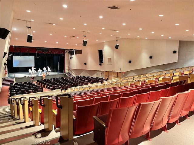 view of cinema room