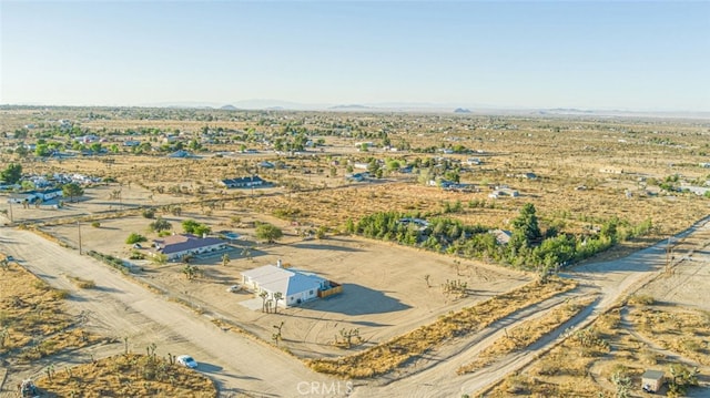 drone / aerial view featuring a rural view