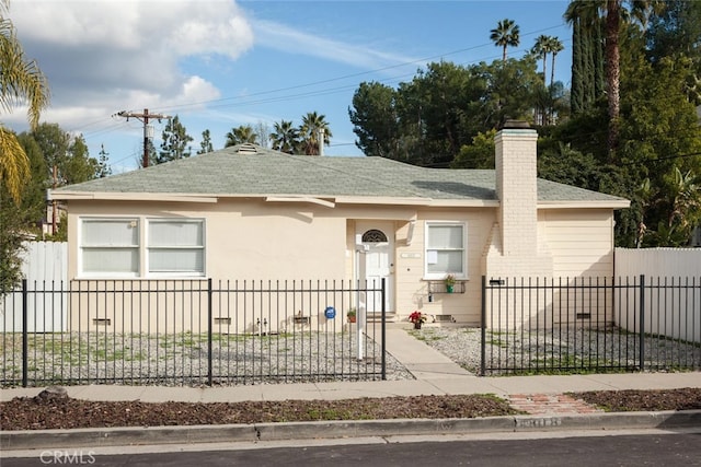 view of front of property