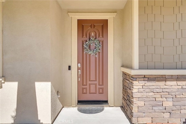 16568 Fleur Blvd, Riverside, CA 92503 - view of exterior entry featuring stone siding