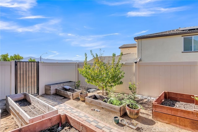 16568 Fleur Blvd, Riverside, CA 92503 - fenced backyard with a vegetable garden