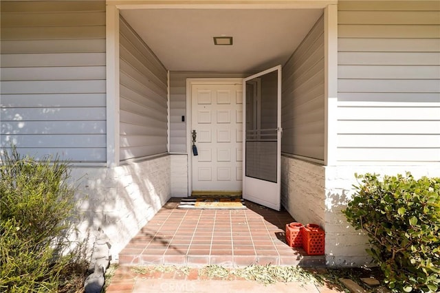 view of entrance to property