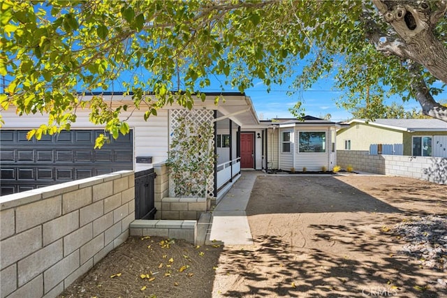 view of ranch-style house