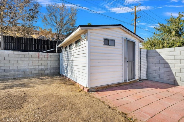 view of outbuilding