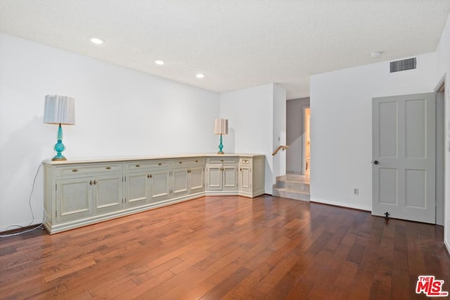 interior space with hardwood / wood-style floors