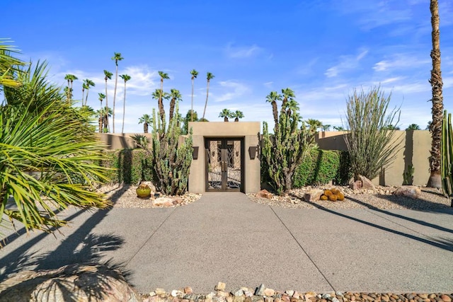 view of southwest-style home