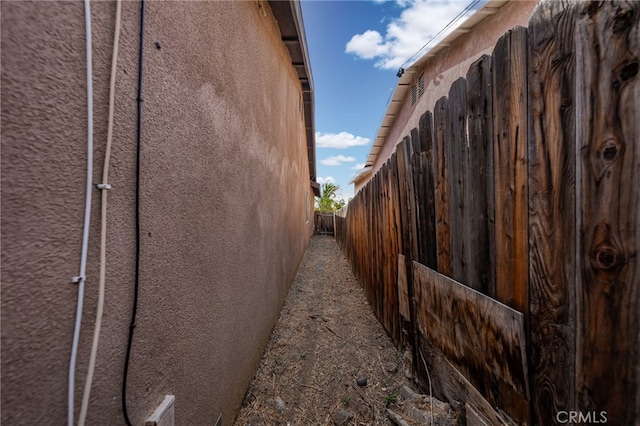 view of side of property