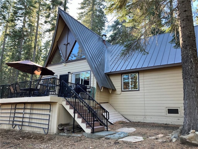 view of rear view of house