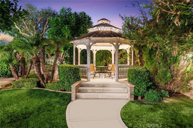 surrounding community featuring a gazebo