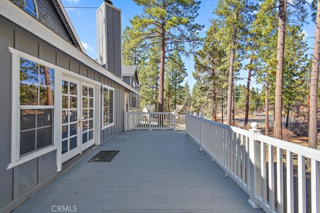 view of deck