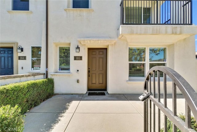 view of entrance to property