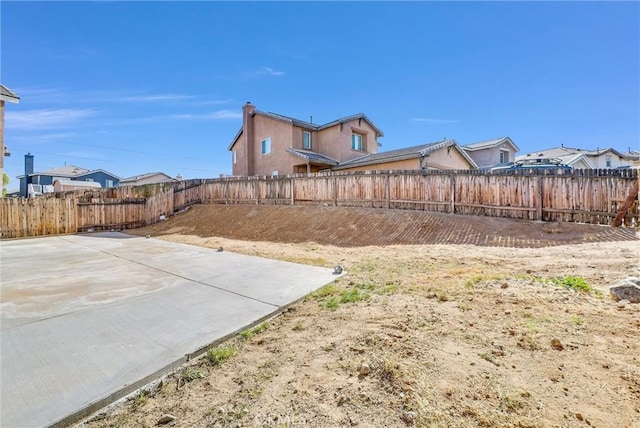 view of yard with a patio