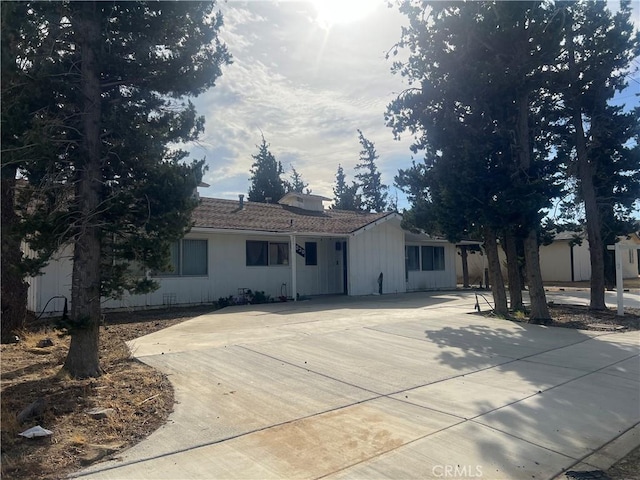 view of ranch-style home