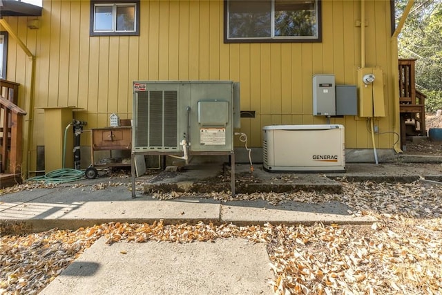 exterior space featuring central AC unit