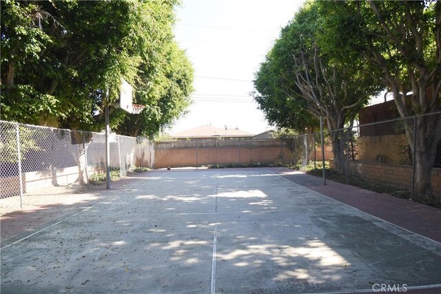 view of patio featuring a fenced backyard